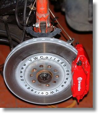 Brembo- Bremse im Corrado