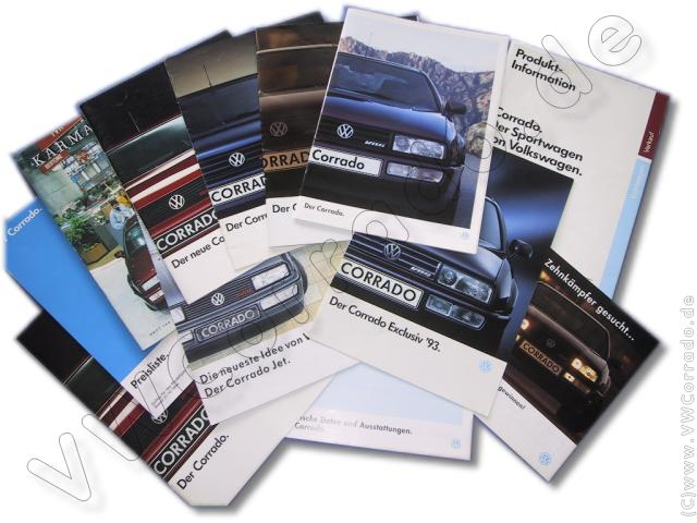 VW Corrado-Prospekte