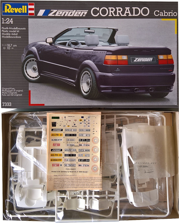 Zender Corrado Revellbausatz 1:24 Zender Corrado Revell Modell 1:24