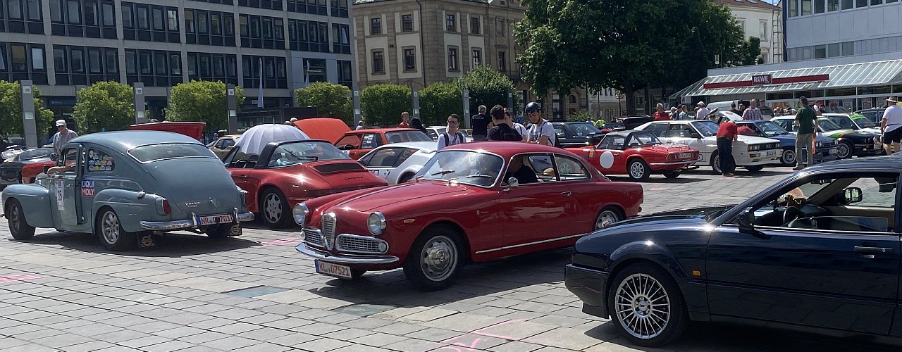 Oldtimer Vorbereitung zur Rallye