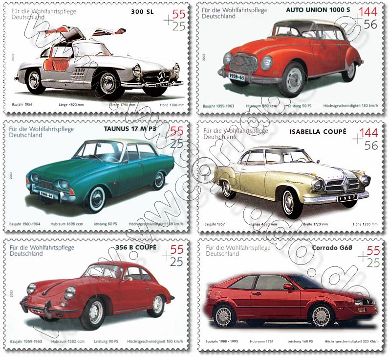Der gehört doch dazu - oder? Der Corrado als Sonderbriefmarke - na klar :-)